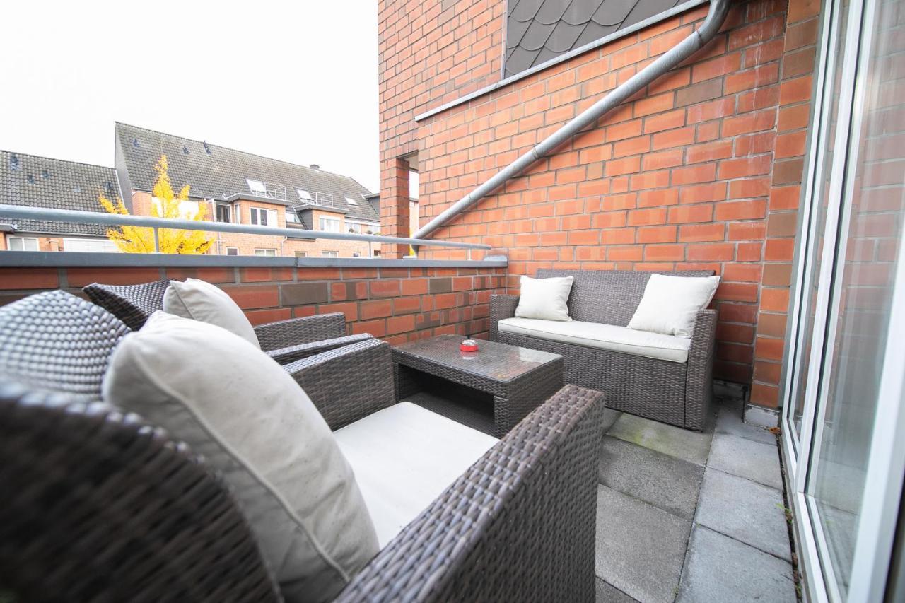 Studio Shiny - Zentral mit Balkon - Messe - Küche Neuss Exterior foto