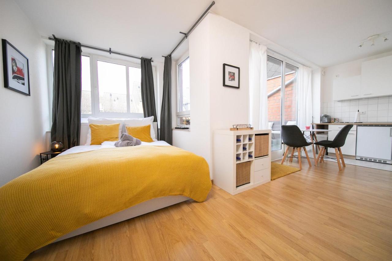 Studio Shiny - Zentral mit Balkon - Messe - Küche Neuss Exterior foto